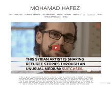 Tablet Screenshot of mohamadhafez.com